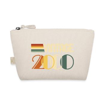 Vintage 2000 - 2000 Birthday Gift - Organic Pouch - nature - Front