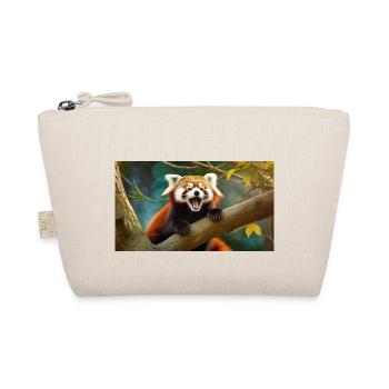 Cute animals chilling – red panda - Organic Pouch - nature - Front