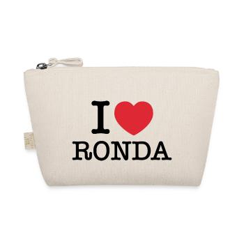 I Love Ronda | Ronda | I Heart Ronda | Spain - Organic Pouch - nature - Front