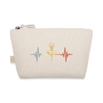 Vintage Ballet Dancer Heart Palpitations - Organic Pouch - nature - Front