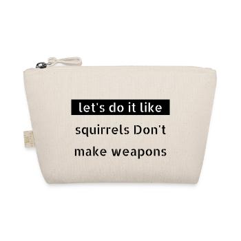 Funny Quote Hippie Festival Love 1960s Birthday - Organic Pouch - nature - Front