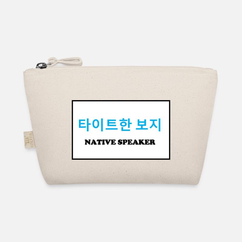 Native Speaker, Koreanisch Bio-Täschchen