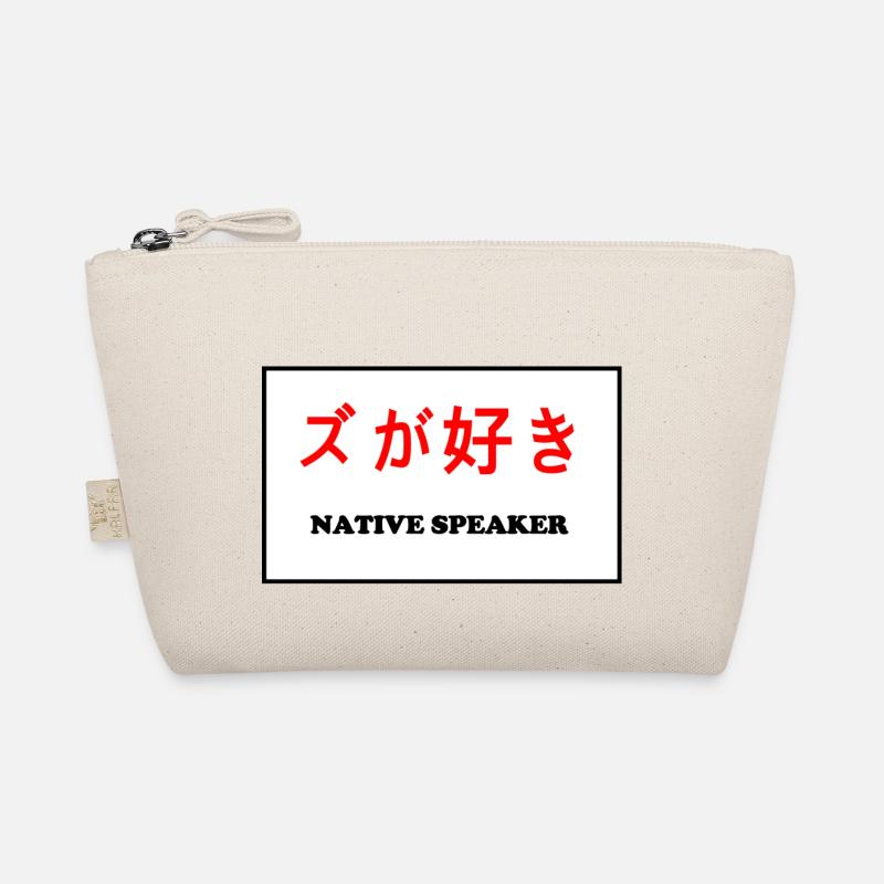 Native Speaker, japanisch Bio-Täschchen