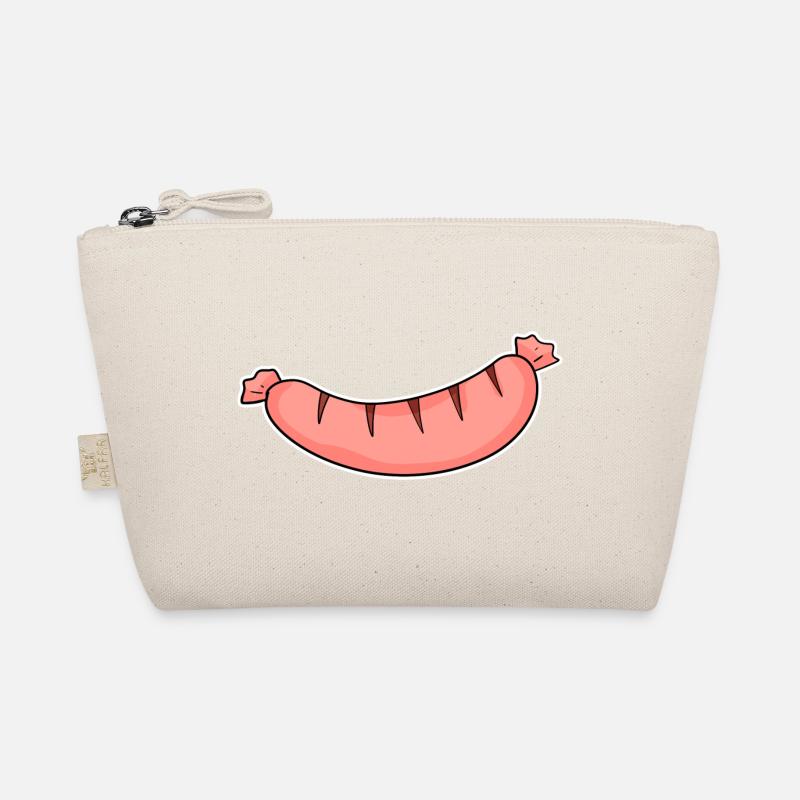 Sausage Motif Organic Pouch