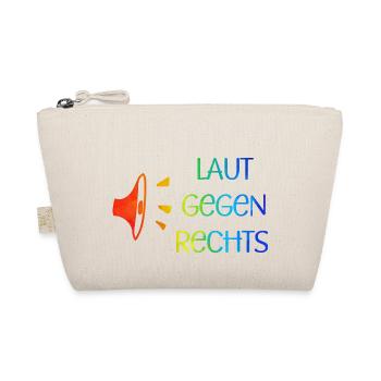 Laut gegen rechts Nr 03 - Bio-Täschchen - Natur - Vorne