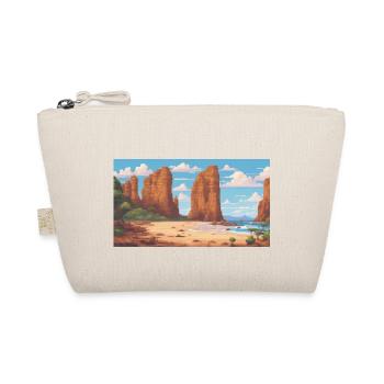 Great Ocean Road, Australia - Pixel Art - Organic Pouch - nature - Front