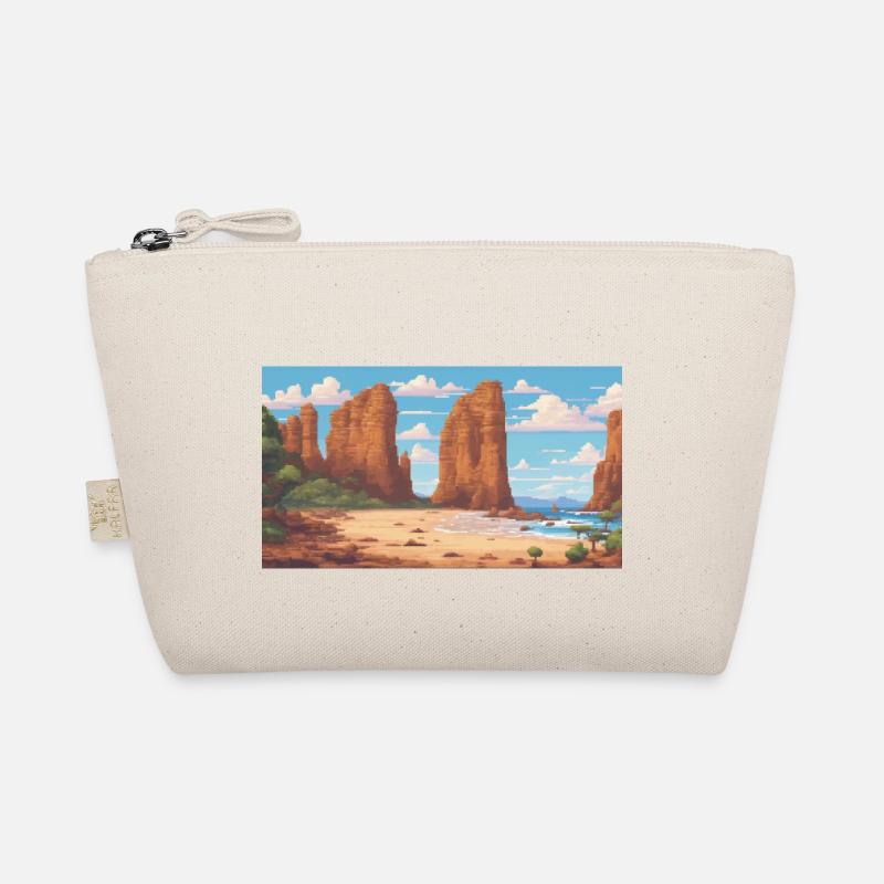 Great Ocean Road, Australia - Pixel Art Organic Pouch