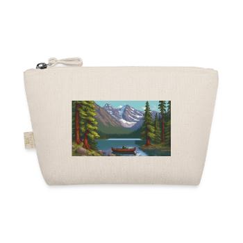 Banff National Park, Canada - Pixel Art - Organic Pouch - nature - Front