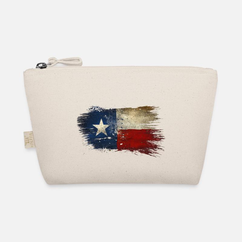 Drapeau Grunge Texas Trousse biologique