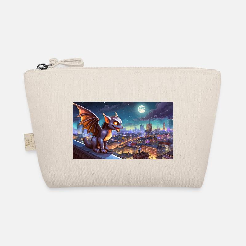 Gargoyle - young cute little monsters Organic Pouch