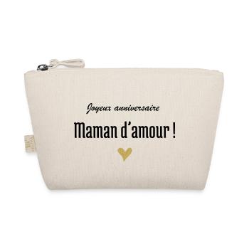 Alles Gute zum Geburtstag Liebe Mama - Bio-Täschchen - Natur - Vorne