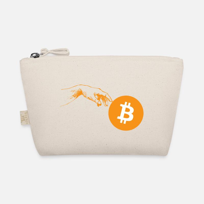 Krypto Creation Hand 3 Bitcoin Bio-Täschchen