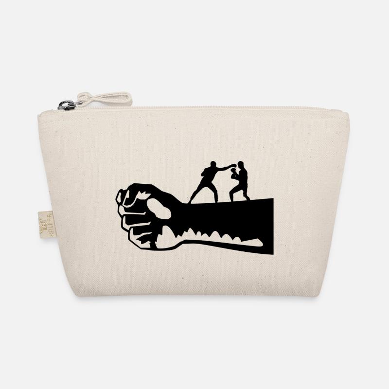 Boxer auf einer Faust Bio-Täschchen