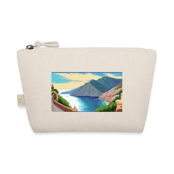 Côte amalfitaine, Italie - Pixel Art - Trousse biologique - nature - Devant