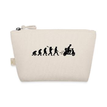 The evolution of the delivery person - Organic Pouch - nature - Front