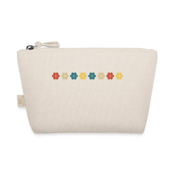 Vintage Retro Daisy - Organic Pouch - nature - Front