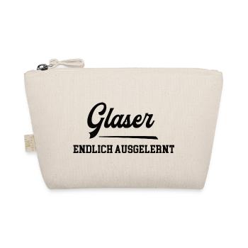 Glaser Ausbildung Bestanden Bester Glaserazubi - Bio-Täschchen - Natur - Vorne