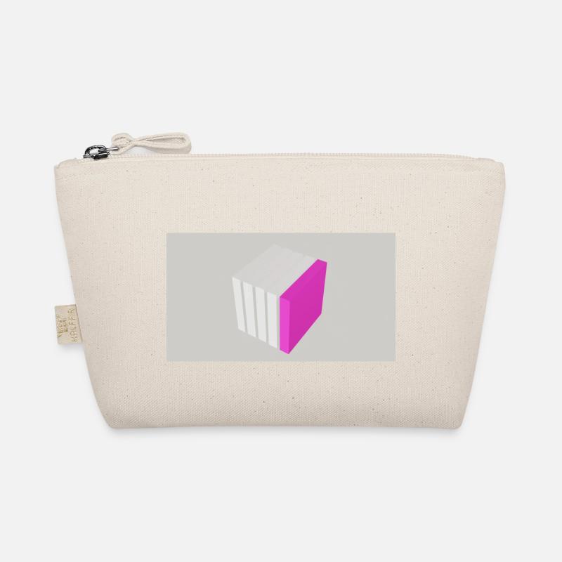 Splitting cube pink Organic Pouch