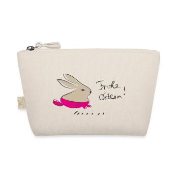 frohe ostern - Bio-Täschchen - Natur - Vorne