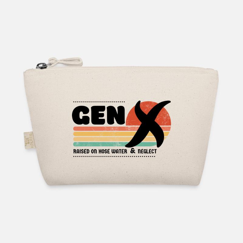 Gen X Sunset - Black Organic Pouch