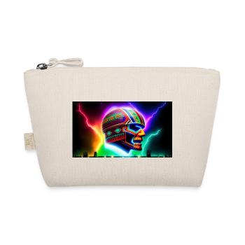 Mexikanischer Fußball Schamane - Bio-Täschchen - Natur - Vorne