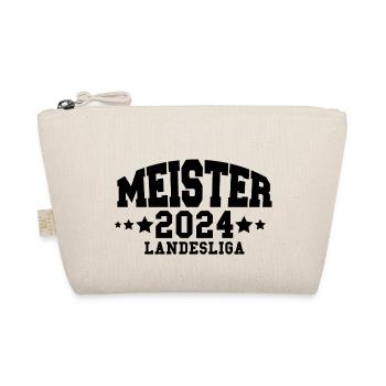 Meister Landesliga 2024 Aufstieg Fußball Handball - Bio-Täschchen - Natur - Vorne