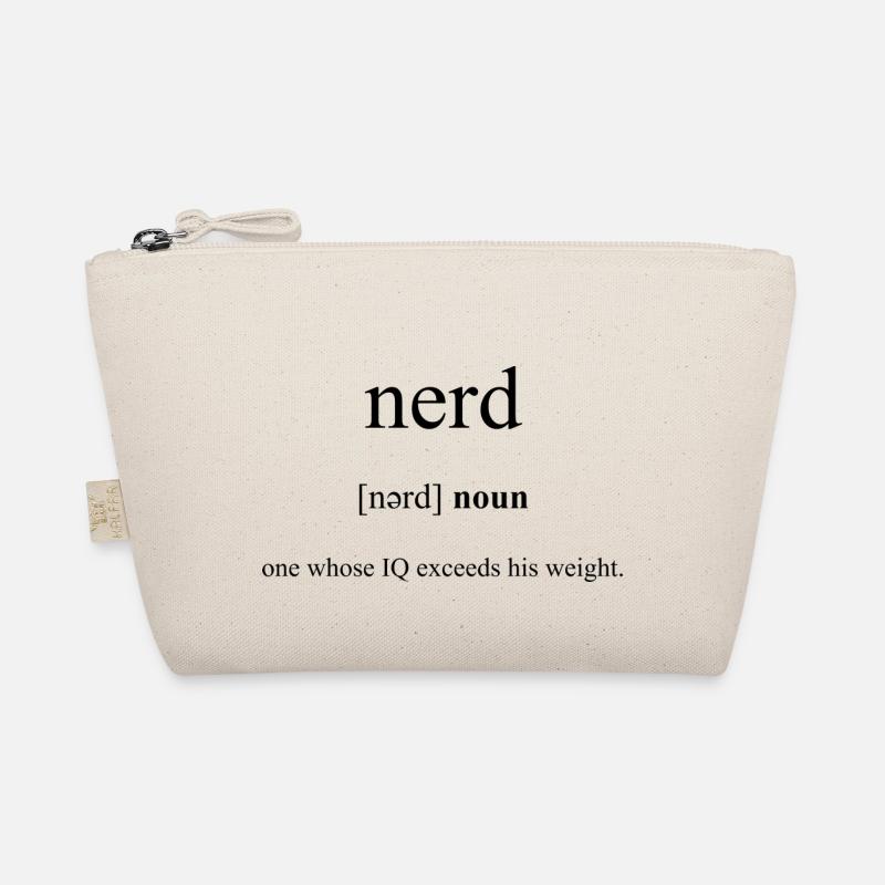 Nerd (Streber) Definition Dictionary Bio-Täschchen