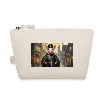 Pun ambiguous german expression – Schweinepriester - Organic Pouch - nature - Front