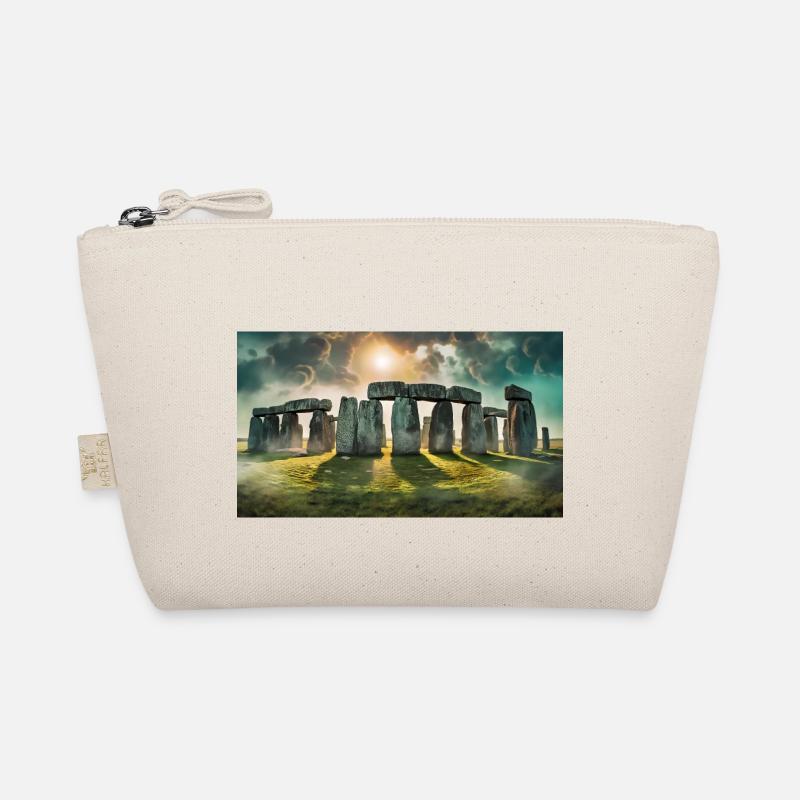 wunderschöne mythische Orte – Stonehenge Bio-Täschchen