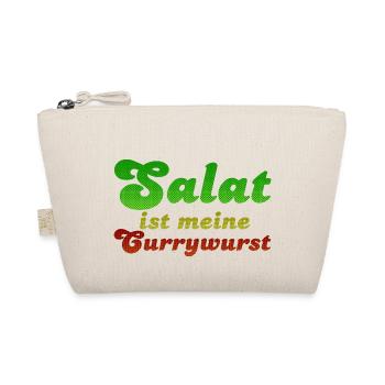 Salat ist meine Currywurst - Organic Pouch - nature - Front