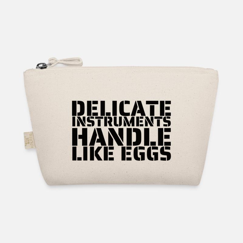 Handle like eggs - Organic Pouch - nature