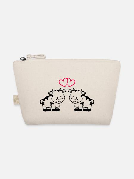 vaches amoureuses - Trousse biologique - nature - Devant