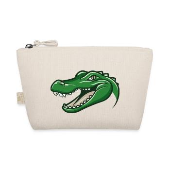 Grotschi the Crocodile - Organic Pouch - nature - Front