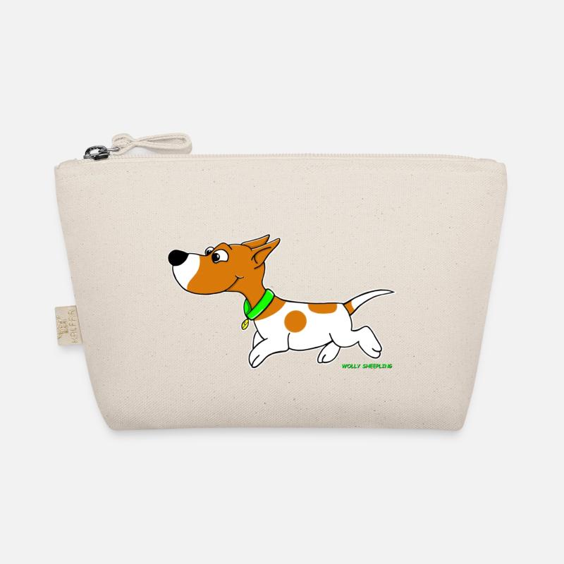 Süßer Jack Russel Comic Wolly Sheepling Gaming - Bio-Täschchen - Natur