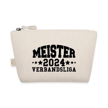 Meister Verbandsliga 2024 Fußball Handball - Bio-Täschchen - Natur - Vorne