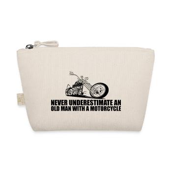 Lustiger Motorrad Spruch - Bio-Täschchen - Natur - Vorne