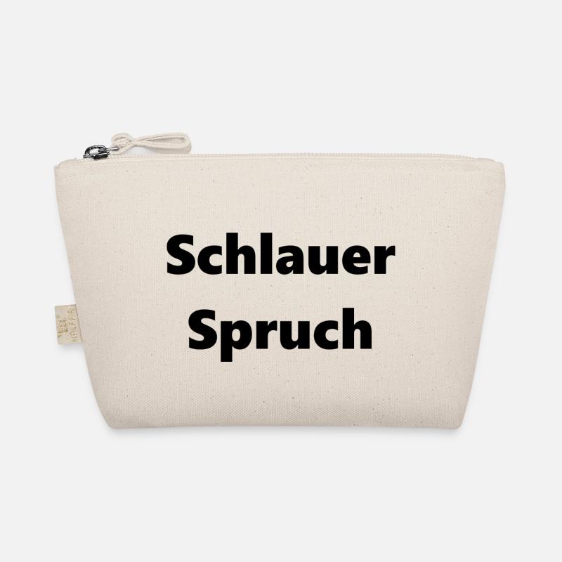 Schlauer Spruch Bio-Täschchen