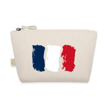 France Flag - Vintage - Organic Pouch - nature - Front