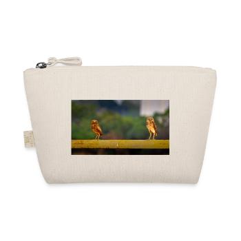 Cute owls - Organic Pouch - nature - Front