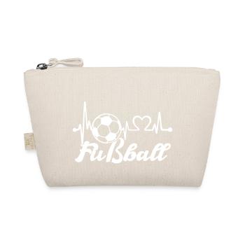 fußball love - Bio-Täschchen - Natur - Vorne