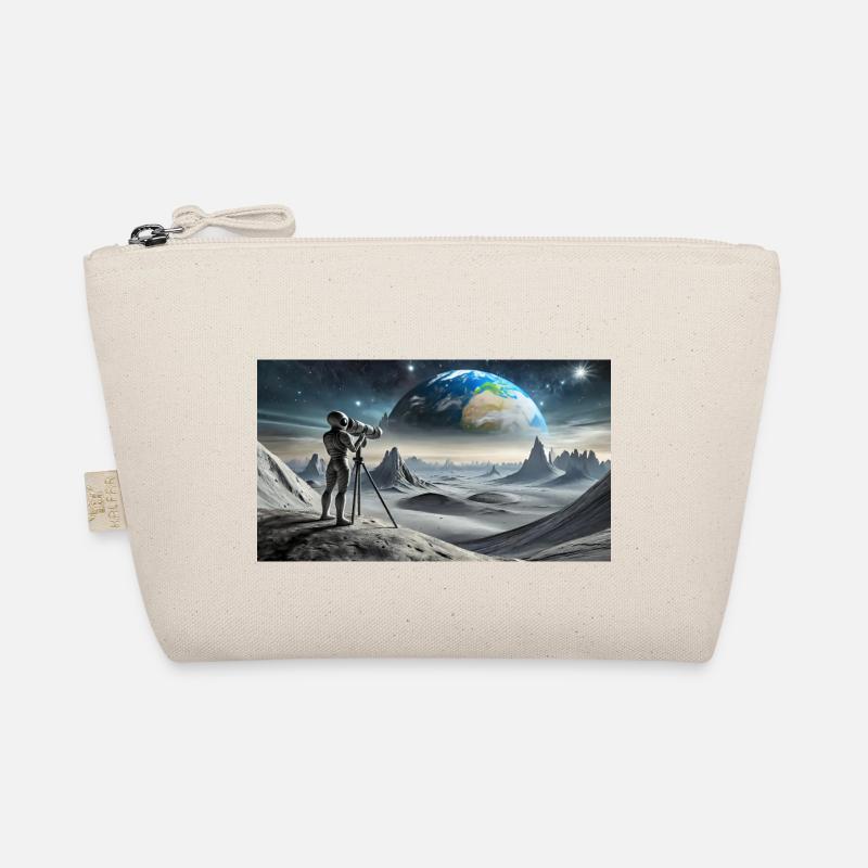 extraterrestre gris à la surface de la lune – observation de la terre Trousse biologique