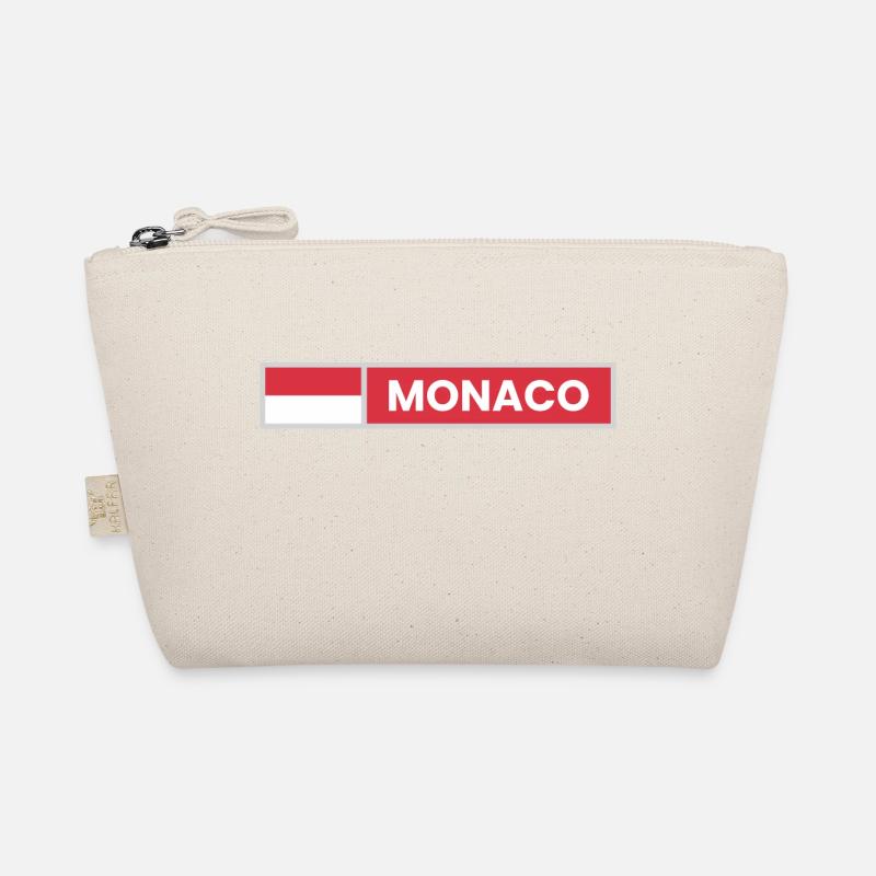 Monaco Flag Organic Pouch