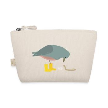 Pigeon with worm - Organic Pouch - nature - Front
