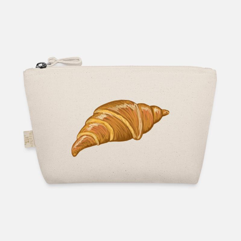 Französisches Croissant - Bio-Täschchen - Natur