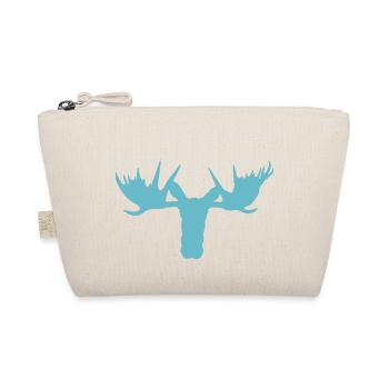Moose head – majesty of the Scandinavian forests - Organic Pouch - nature - Front