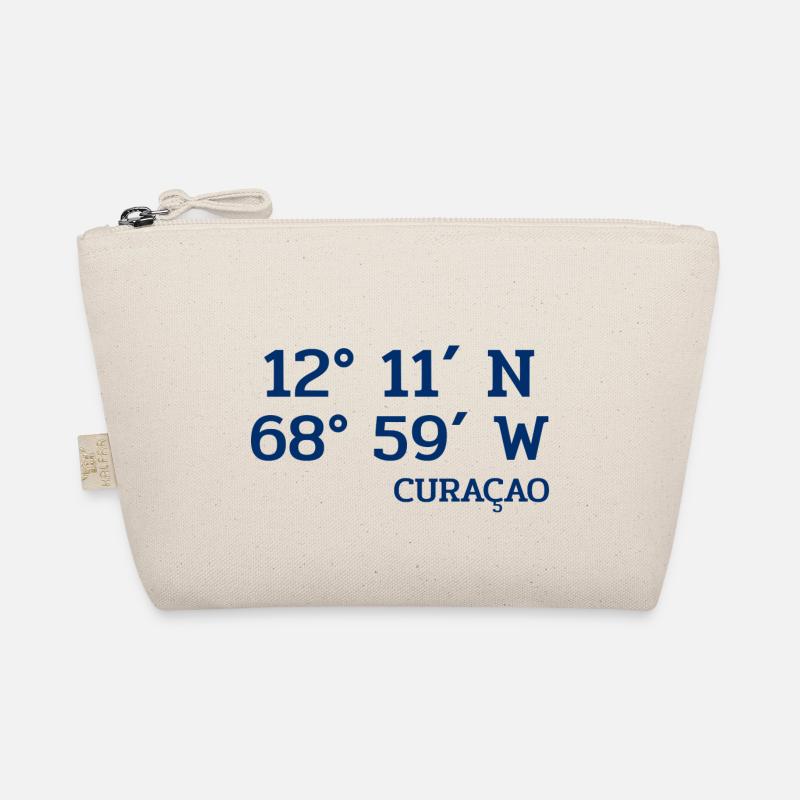 Curacao Coordinates - Coordinates - Caribbean Organic Pouch
