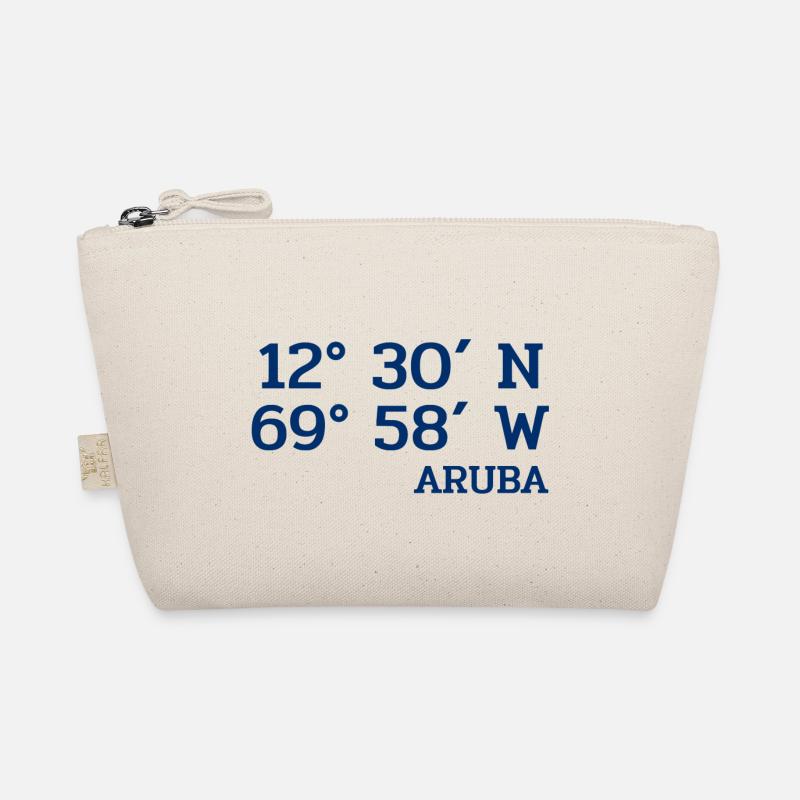Aruba Coordinaters - Koordinaten - Karibik - Bio-Täschchen - Natur