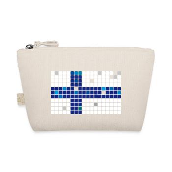 Drapeau de la Finlande - Mosaïque - Trousse biologique - nature - Devant