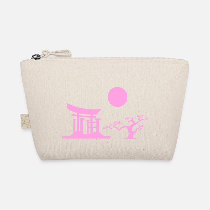 Japan Gate Silhouette Organic Pouch