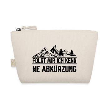 Folgt mir Ich kenn da ne Abkürzung Wandern gehen - Bio-Täschchen - Natur - Vorne